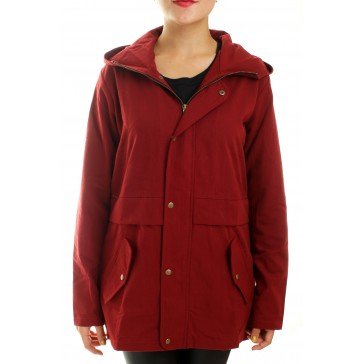 Koriela Maroon Parka