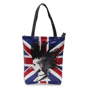 British Punk Girl Tote Bag