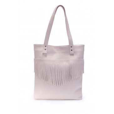 Poccahunt Creamy Tote Bag